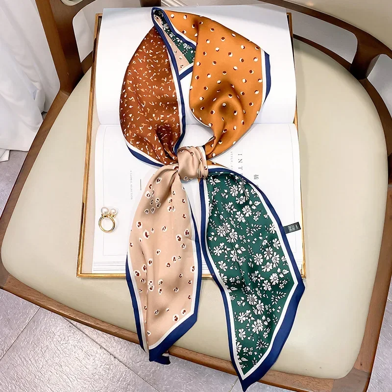 Design Print Skinny Scarf Plai - Women Bags Branded ulasan dan harga