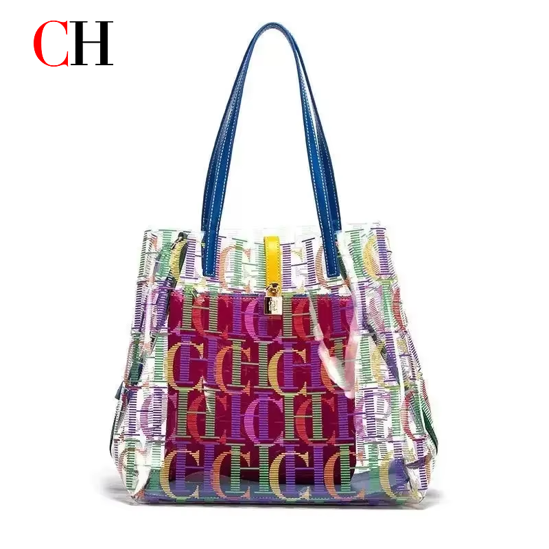 CH Women PVC Transparent Tote  - Women'S Bags Handbags ulasan dan harga