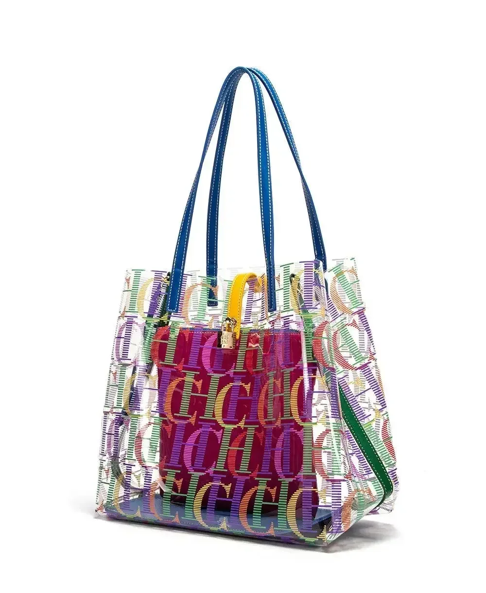 CH Women PVC Transparent Tote  - Women'S Bags Handbags ulasan dan harga