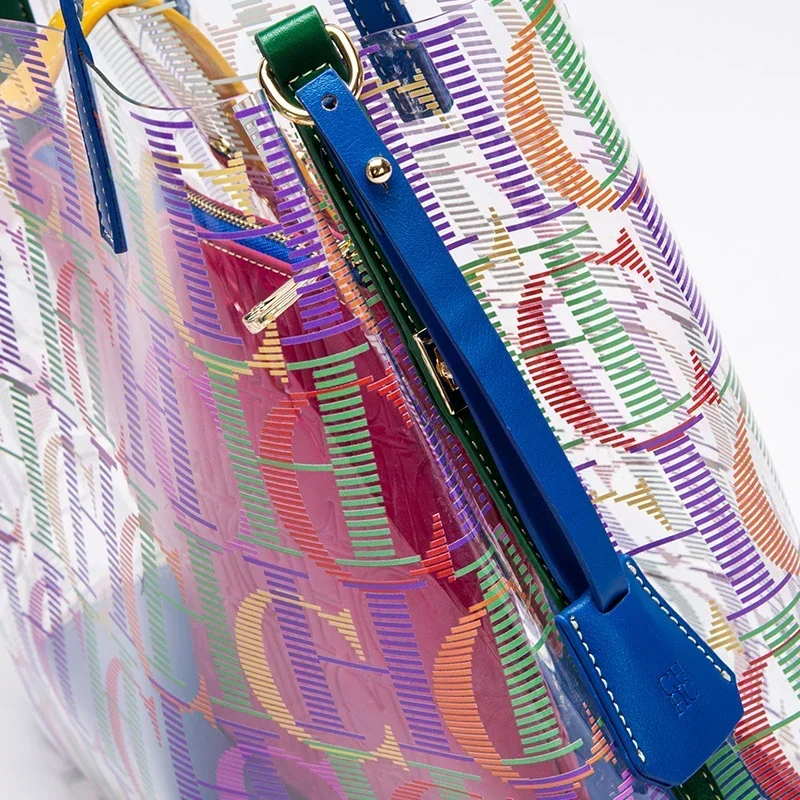 CH Women PVC Transparent Tote  - Women'S Bags Handbags ulasan dan harga