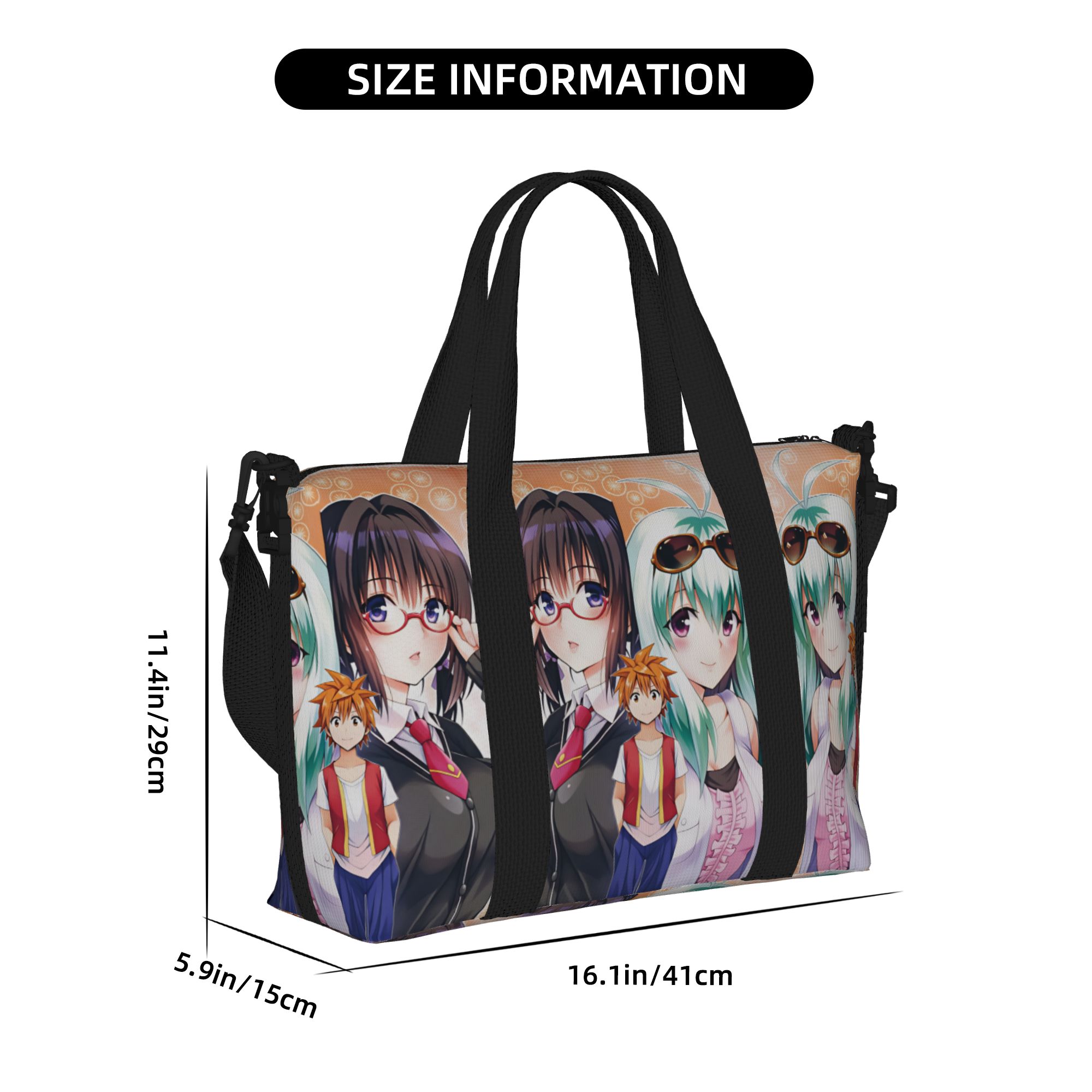 Custom Anime T-To L-Love R-Ru  - Women Bags Ru ulasan dan harga