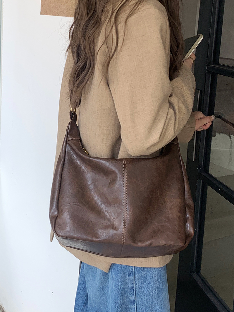 2026 Autumn Maillard Vintage T - Women Bags 2026 Trends ulasan dan harga